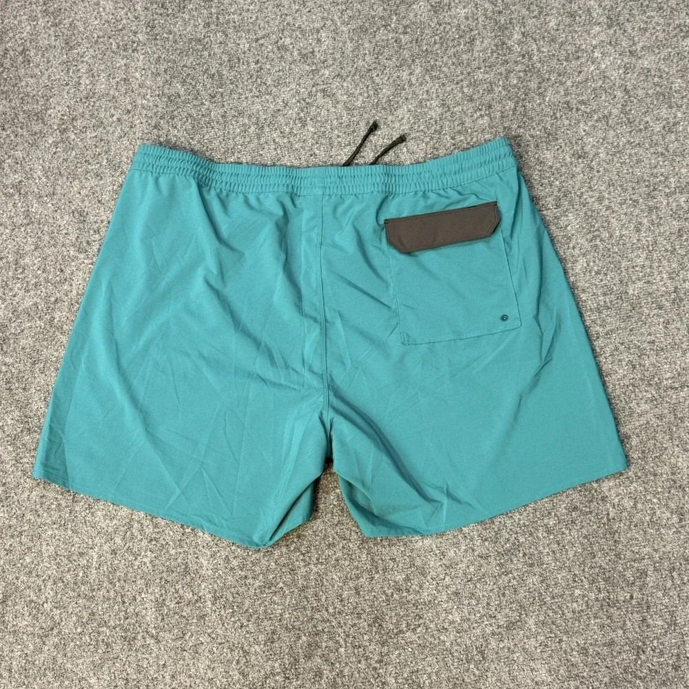 Patagonia Hydro Series Board Shorts Men's 2XL Teal Green Beachwear Surfing
